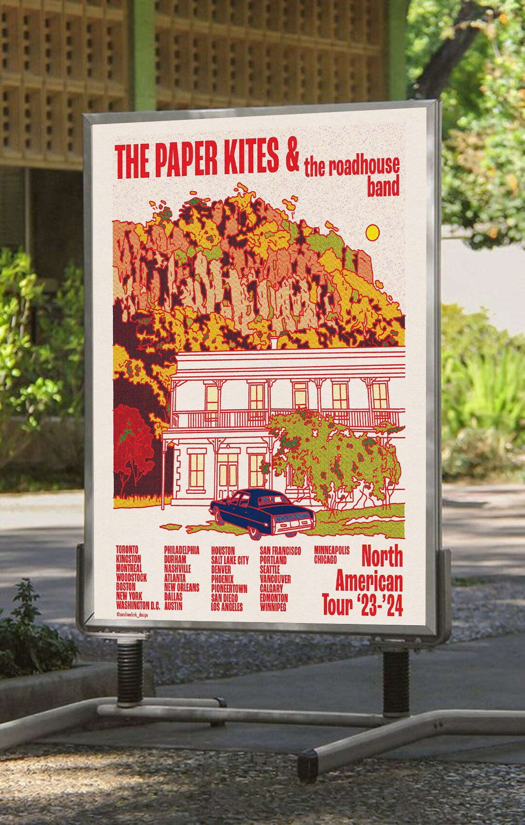 The Paper Kites & the Roadhouse Band North American Tour Etsy