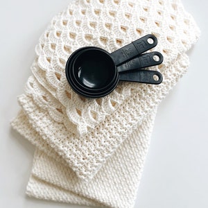 CROCHET PATTERN ⨯ Kitchen towel, Bathroom towel, Hand towel, Set ⨯ Kwizin Towel Set