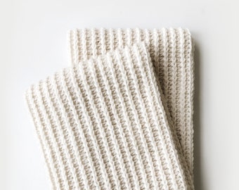 CROCHET PATTERN ⨯ Ribbed scarf, extra long ⨯ The Krèt