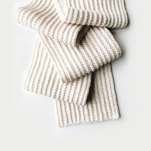 CROCHET PATTERN ⨯ Ribbed scarf, extra long ⨯ The Krèt