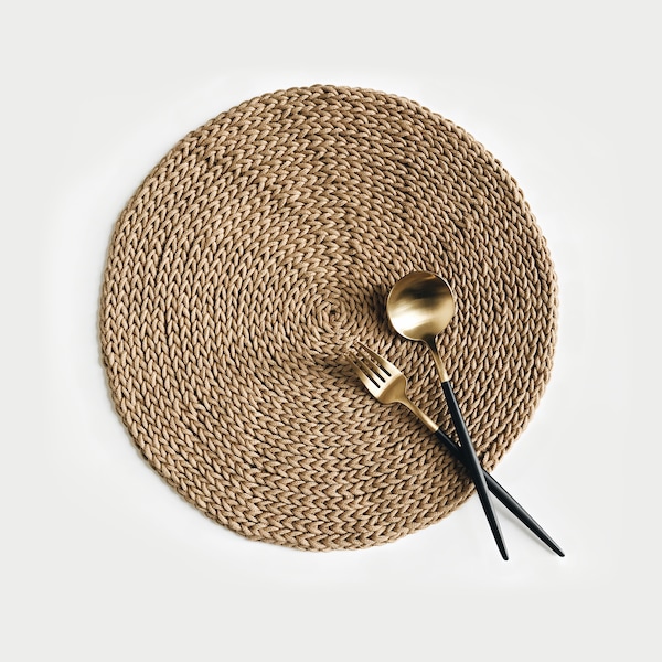 PATRÓN DE CROCHET ⨯ Mantel individual, mesa ⨯ El Kouvèti