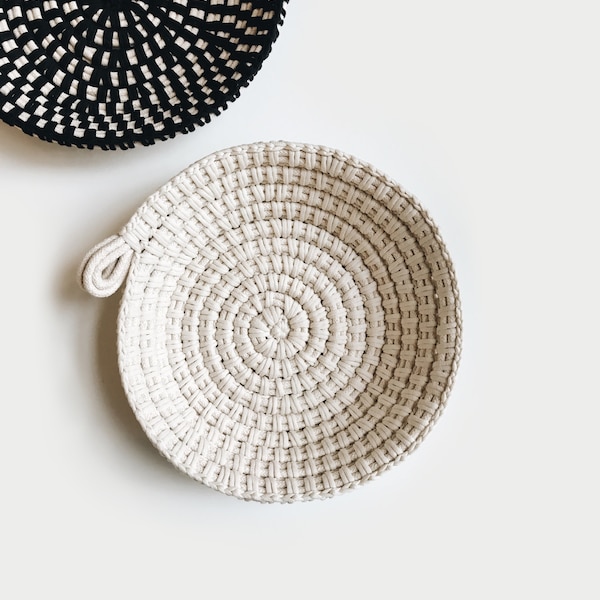 CROCHET PATTERN ⨯ Rope Coil Basket  ⨯ The Bahon