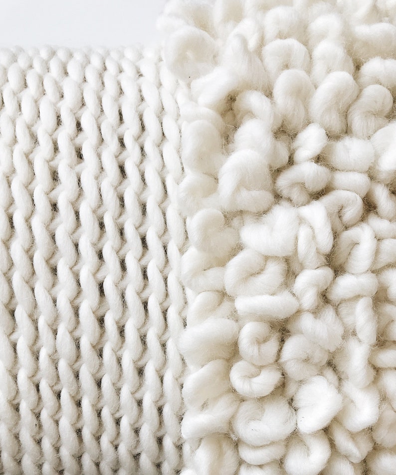 CROCHET PATTERN Loop Stitch Texture Throw Pillow the Etsy Canada