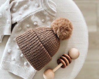 CROCHET PATTERN ⨯ Hat, Beanie ⨯ Newborn, baby, toddler, child, adult ⨯ The Sophia Hat