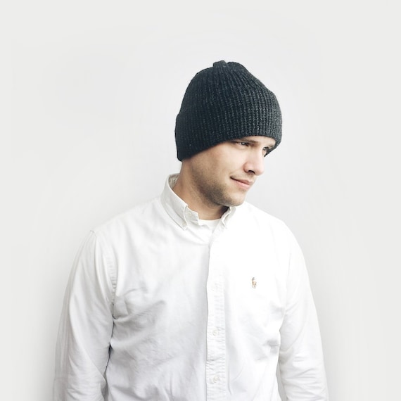 Knitting Pattern Double Brim Hat Slouchy Hat Knit Beanie The Savante Men S Knitting Pattern Double Brim Hat Slouchy Hat Knit Beanie The Savante Men S