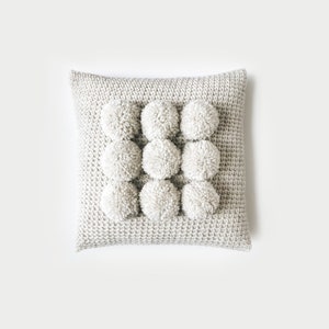 CROCHET PATTERN ⨯ Pom pillow ⨯ The Pòp