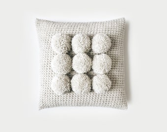 CROCHET PATTERN ⨯ Pom pillow ⨯ The Pòp