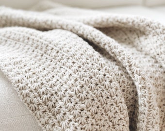 CROCHET PATTERN ⨯ Star, Afghan ⨯ The Zetwal Throw