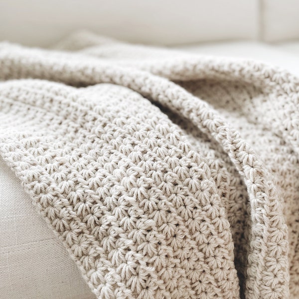 CROCHET PATTERN ⨯ Star, Afghan ⨯ The Zetwal Throw