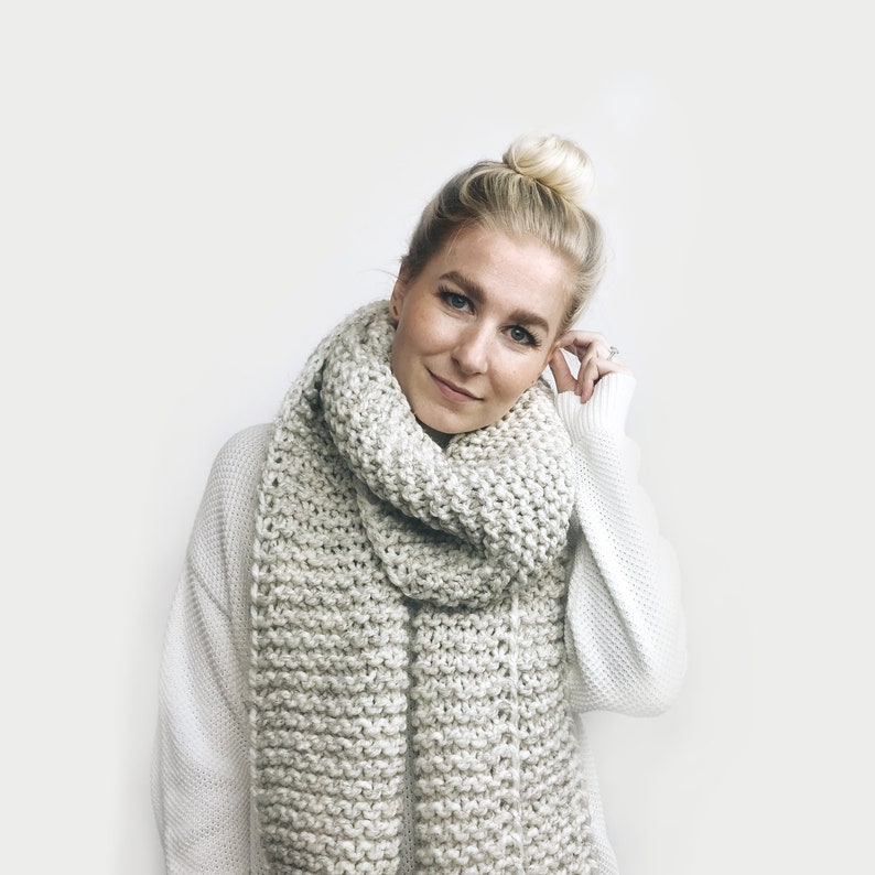 KNITTING PATTERN Classic Scarf The Milot image 4