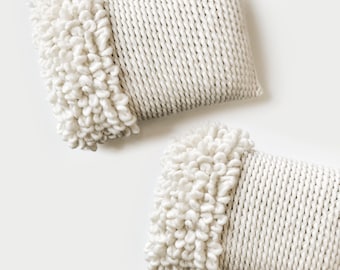 CROCHET PATTERN ⨯ Loop stitch, texture, throw pillow ⨯ The Twazyè