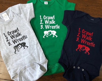 WWE Wrestling Stone Cold Baby One Piece /"Future Wrestler/" Bodysuit