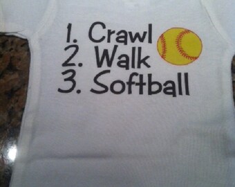 baby softball outfit