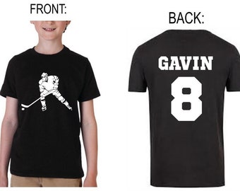 EAT SLEEP HOCKEY sport gift NEW xmas birthday gift ideas boys girls top T SHIRT