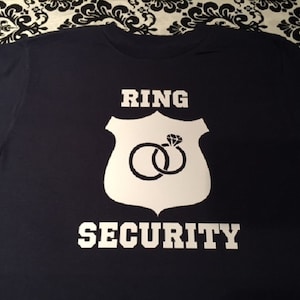 Ring Security T-Shirt: Wedding Ring Bearer Tee