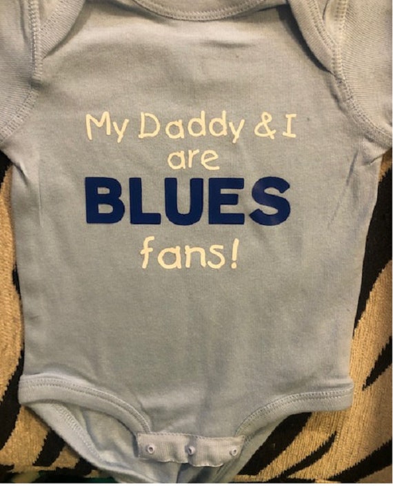 Little Blues Fan Baby Onesie Bodysuit Onesie Infant One Piece Onesie Baby Boy