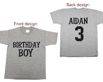 birthday boy jersey - birthday girl jersey - toddler birthday shirt -  birthday shirt for toddler boy - birthday shirt for toddler girl