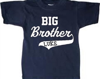 personalized big brother shirt - big brother tshirt - custom big brother t shirt - big brother t-shirt - big brother name