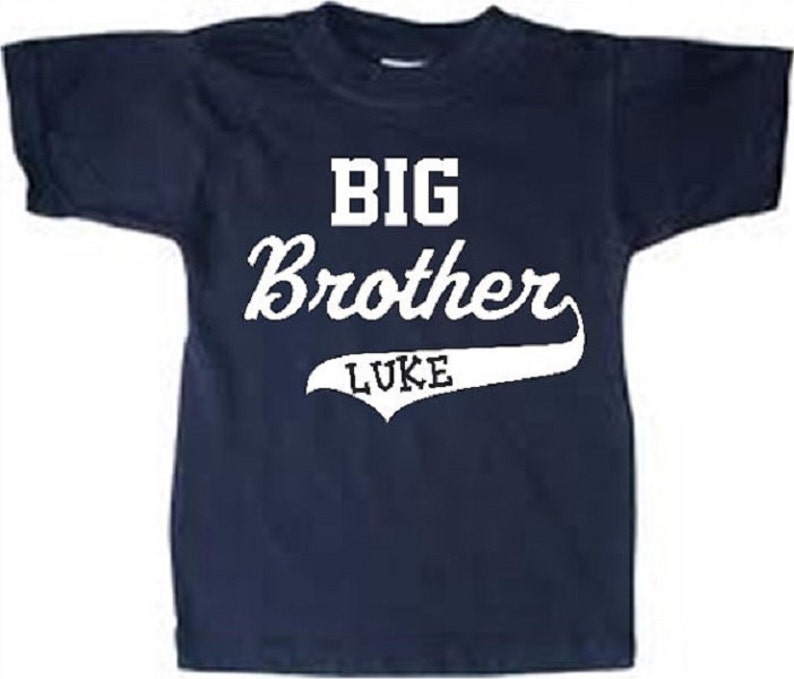 personalized big brother shirt - big brother tshirt - custom big brother t shirt - big brother t-shirt - big brother name