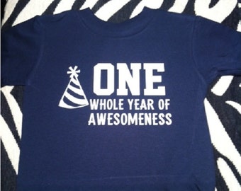 one year old shirt for birthday - 1 year old shirt - 1 year old tees - first birthday shirt - one year old boy - 1 year old clothes