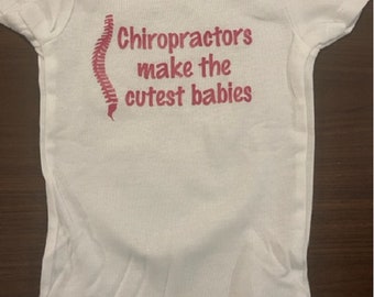 Kiropraktor Baby Onesie ® Spädbarnsbody Duschgåva Kläder Pojke Flicka