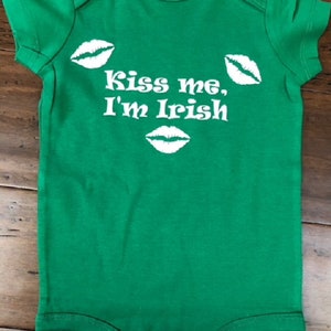 Mono de bebé irlandés ® Divertido body de una pieza para bebé - Regalo para baby shower irlandés - Ropa - Niño/Niña