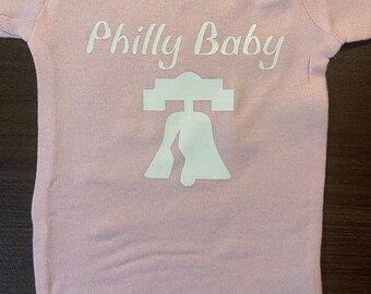 Philadelphia Baby Onesie ® Liberty Bell Infant Philly One Piece Bodysuit