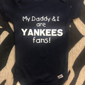 Yankees Baby Onesie ® Daddy Baseball Bodysuit Infant One Piece Future Fan
