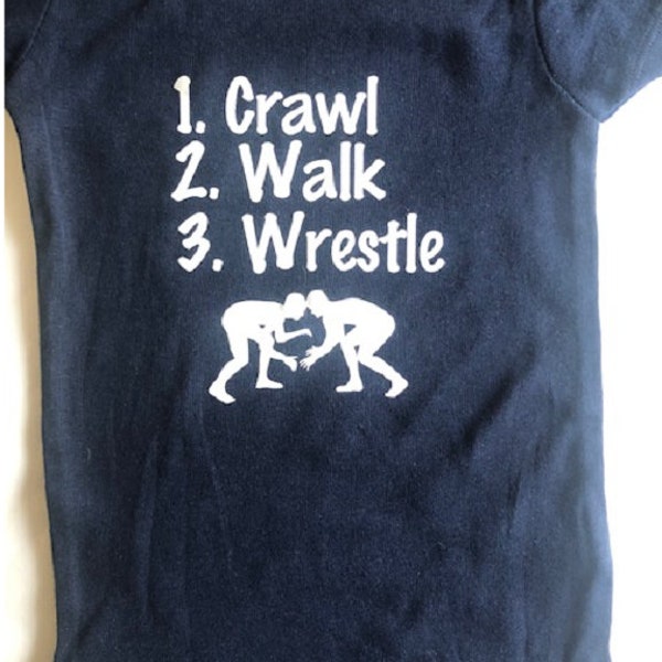 Wrestle Baby Onesie ® - Future wrestler - Wrestle baby shirt - Wrestle bodysuit - Wrestle baby boy - infant wrestle shirt