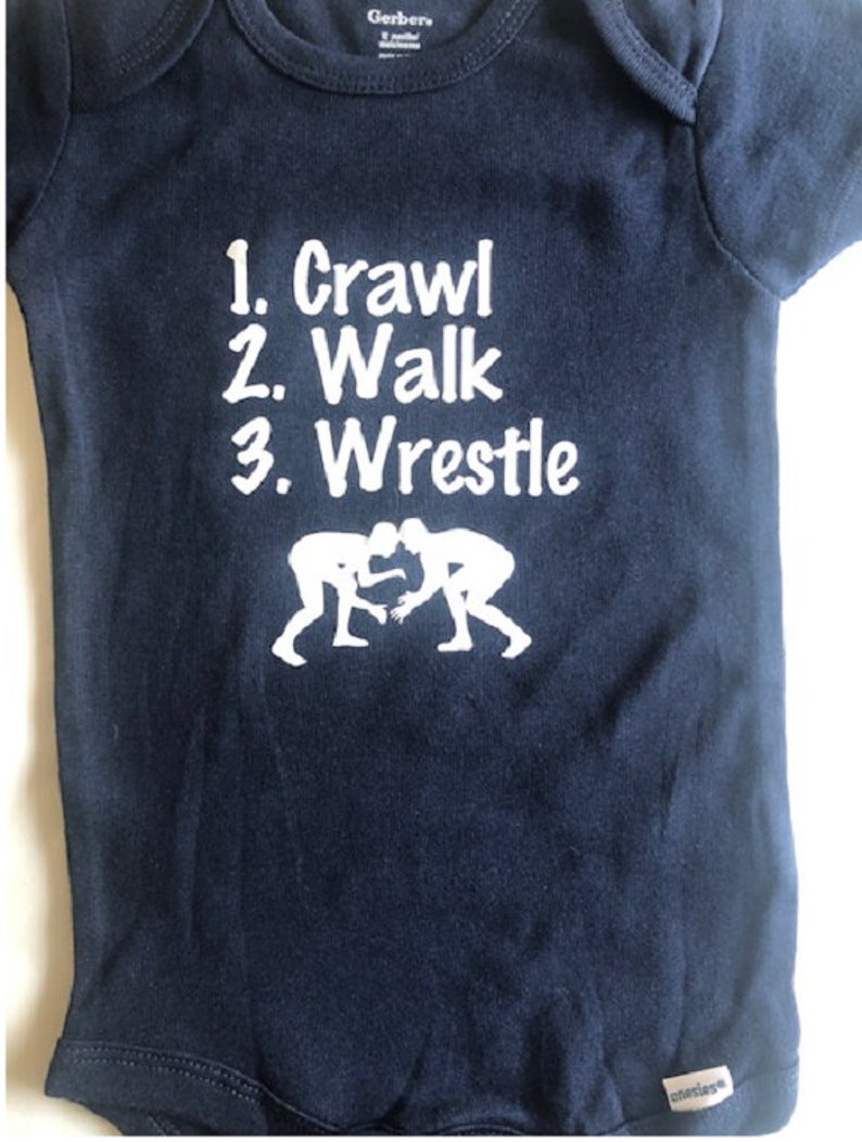 Wrestle Baby Onesie ® Future Wrestler Wrestle Baby Shirt Etsy UK