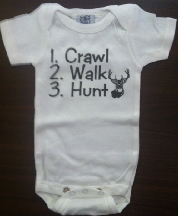 Crawl walk hunt hunting baby boy 