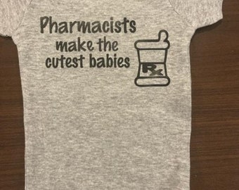 Body de bebé de farmacéutico ® - Mamá Papá Farmacéutico - Ropa para bebé