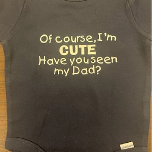 Funny Daddy Cute Baby Onesie ® - Infant One Piece Bodysuit - Father&#39;s Day - Clothes Clothing Boy Girl - Shower Gift