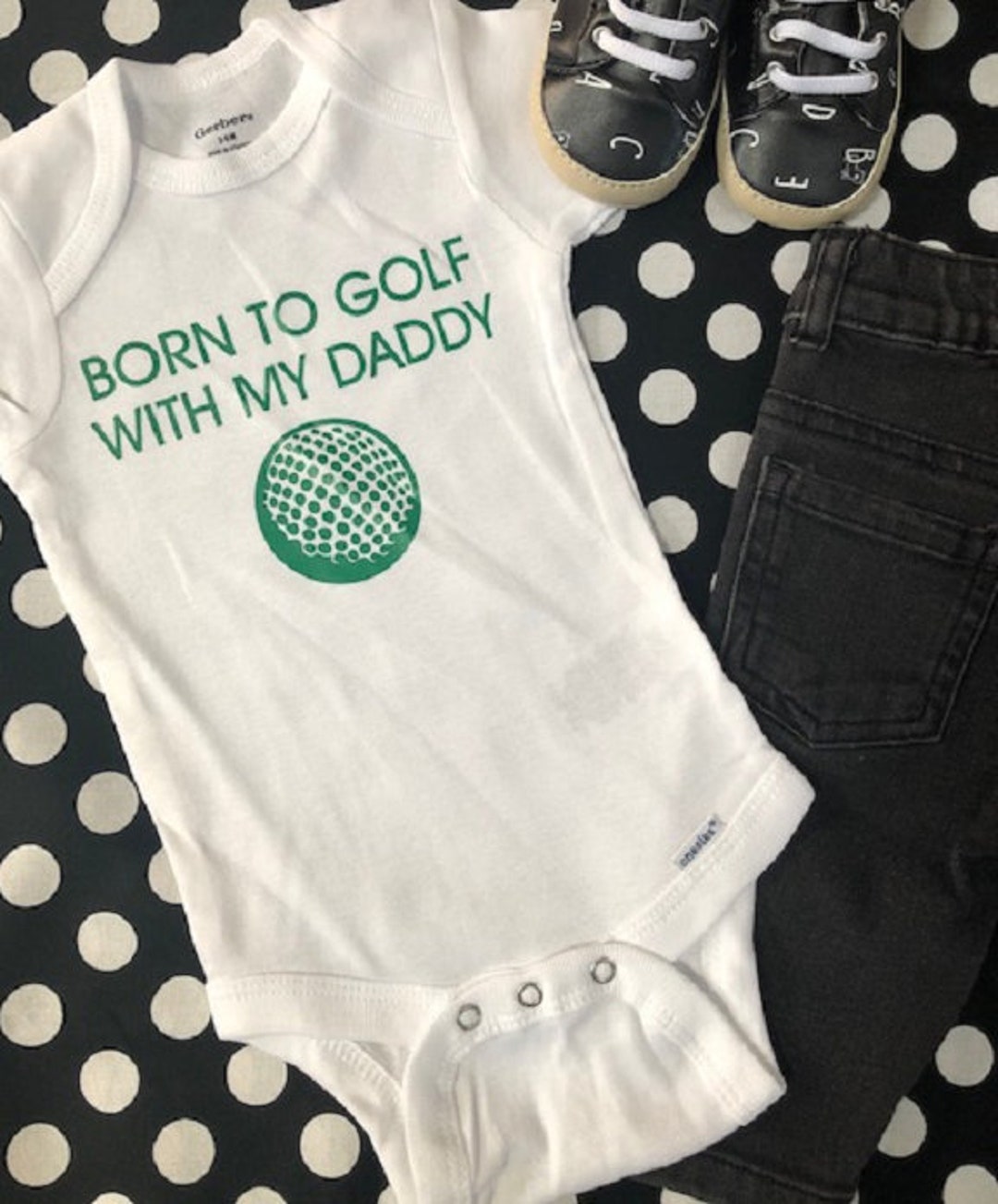 Golfing Baby Onesie ® Golf Onesie® Golf With My Daddy Etsy