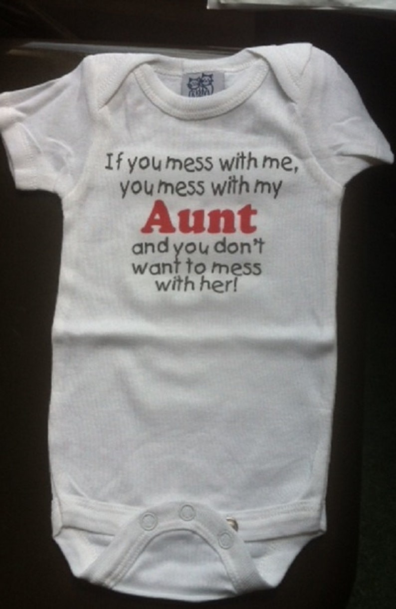 Aunt Baby Onesie® Aunt Baby Clothes Aunt Baby Announcement Etsy