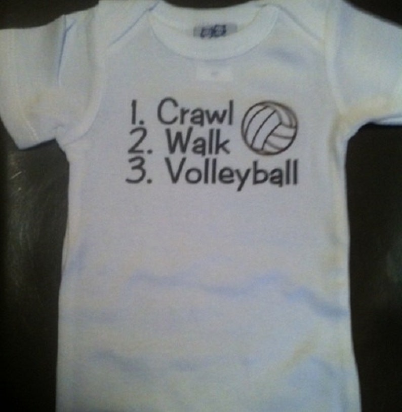 Volleyball Baby Shirt Future Volleyball Player Volleyball Etsy Canada