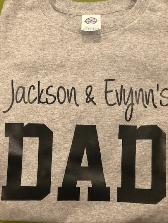 Dad Shirt Kids Names Daddy Shirt Names 