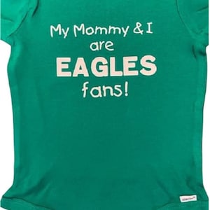 Mommy Eagles baby onesie ®  football infant one piece bodysuit - sports clothes clothing boy girl - shower gift