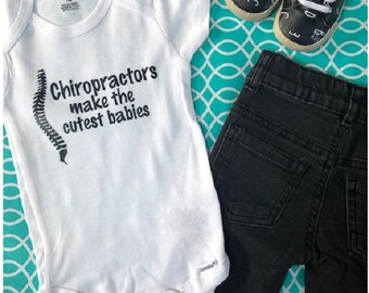 Kiropraktor Baby Onesie Spädbarnsbody Pojke Flicka Duschkläder