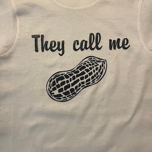 Peanut Toddler Shirt - Boys Girls Kids Youth T-Shirt Tshirt - Little Nickname Clothes Clothing Gift