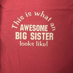 New big sister shirt - older sibling t-shirt - pregnancy announcement - girls tee tshirt kids youth - clothing clothes