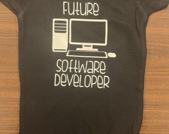 Future Software Developer Baby Onesie ® - Funny Geek Infant Bodysuit One Piece