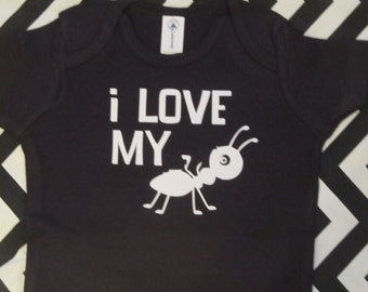 Funny Aunt Baby Onesie ® I Love My Aunty Auntie Infant One Piece Bodysuit