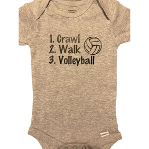 Volleyball Baby Onesie: Future Sports Player Bodysuit