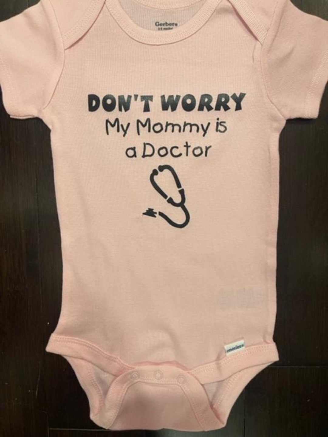 Mommy is a Doctor Baby Onesie ® Mommy Dr. Onesie ® Mommy Saves Lives