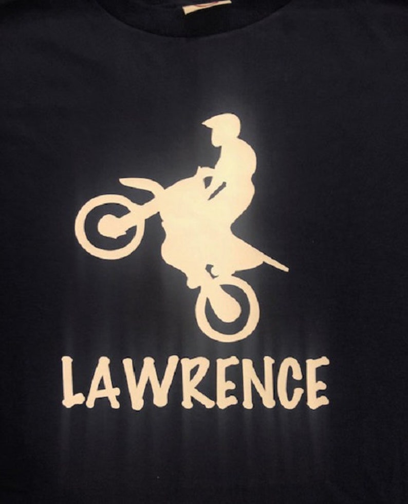 Personalize Dirt Bike Shirt kids Dirt Bike Shirt Toddler Etsy