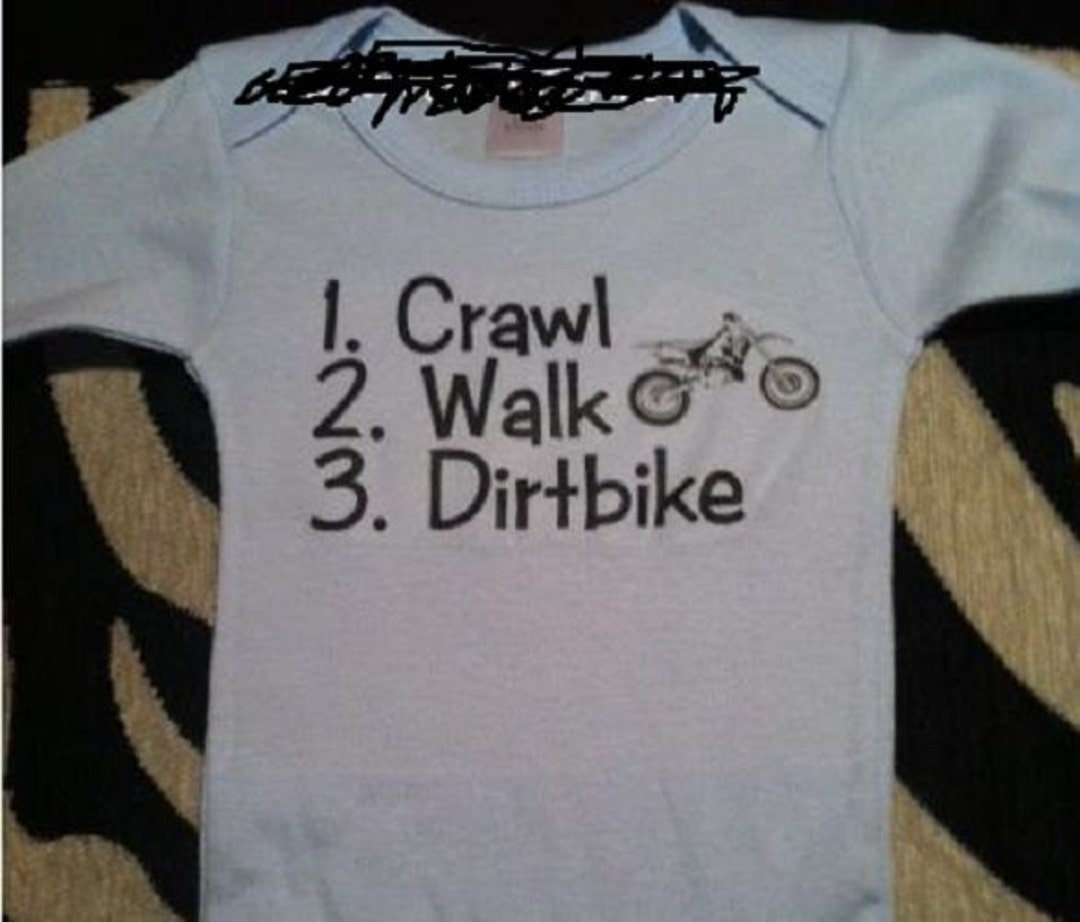 Dirt Bike Baby Onesie® Dirt Bike Baby Clothing Dirt Bike Etsy