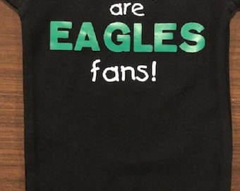Mono de bebé fanático de los Eagles®, mono de fútbol para papá y niño, ropa de una pieza