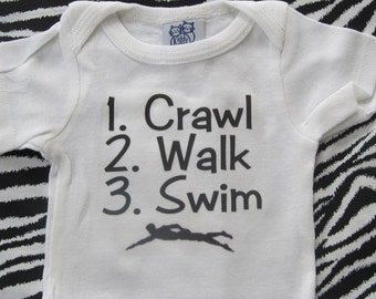 swimming baby one piece swimming baby bodysuit - swimming baby boy - swimming baby girl - swimming baby clothes - swimming baby clothing