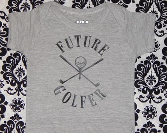 Future Golfer Baby Onesie : Body de golf une pièce pour bébé